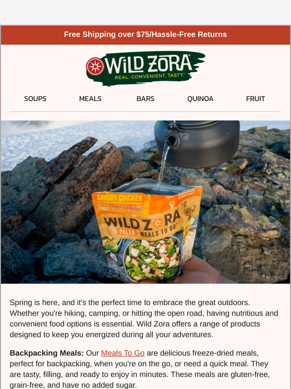 Snack Smart for Your Outdoor Adventure with Wild Zora!