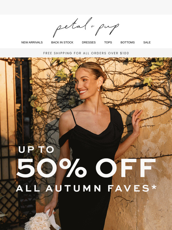 lovely, UP TO 50% OFF AUTUMN FAVES! 🤎🤎🤎