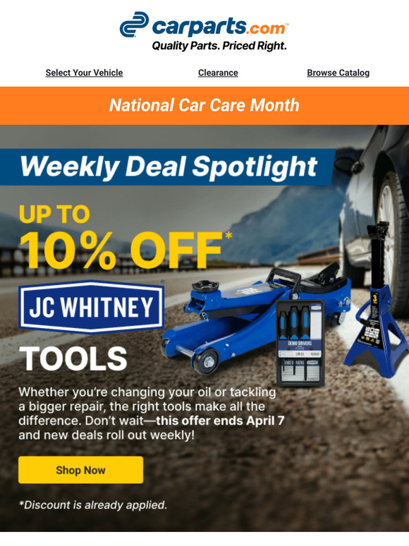 Car Care Month starts now 👇 Major Deals