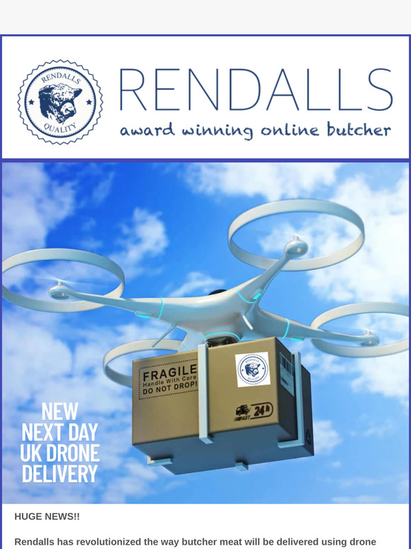 Introducing UK’s Latest Butcher Drone Delivery Adventure