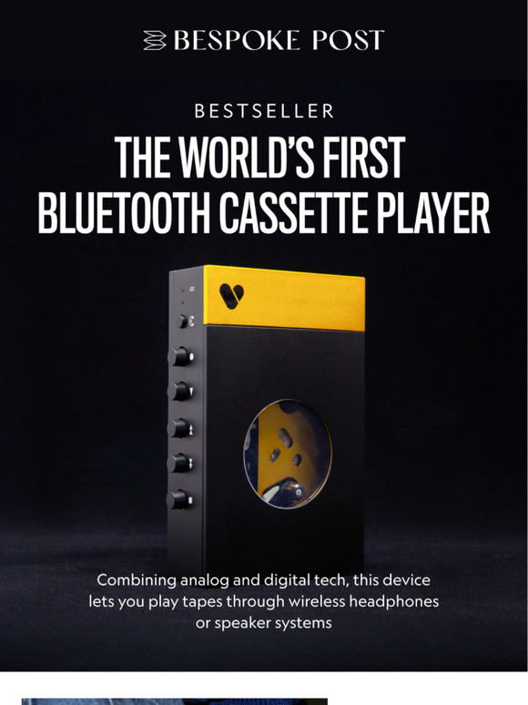World’s 1st Bluetooth Cassette Player