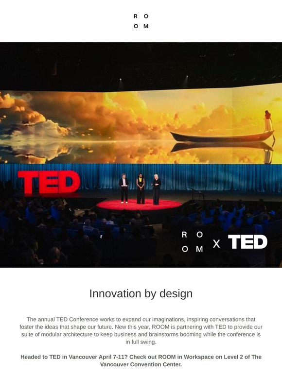Meet us at TED