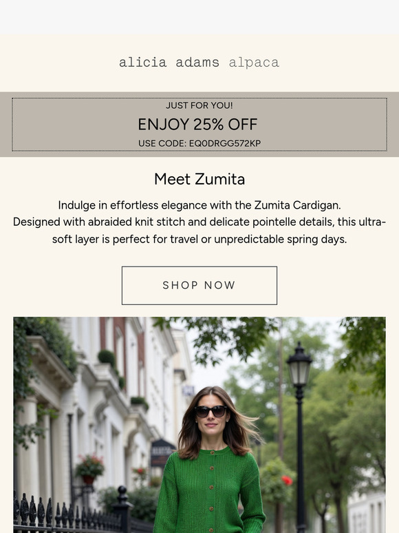 Soft, Stylish & Timeless – Meet the Zumita (Plus, 25% Off Just For You 🤫)