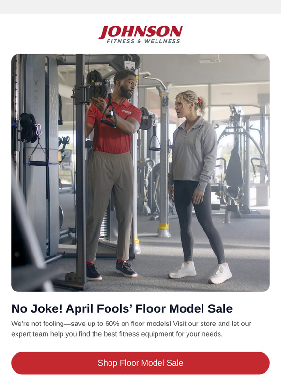 No Joke! We've got up to 60% off in store.