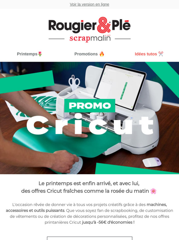 Promo Cricut : Lancez vos projets DIY 🔥