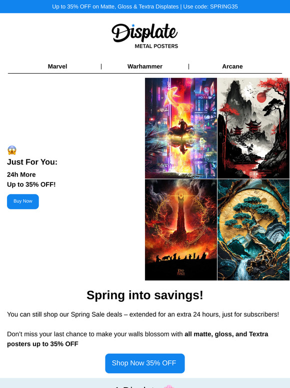 💥 One more day for up to 35% OFF: Subscribers-only!