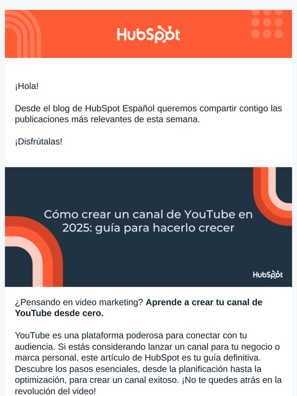 Esta semana en el blog de HubSpot Español: ¿ya sabes implementar la IA en tus estrategias de SEO?