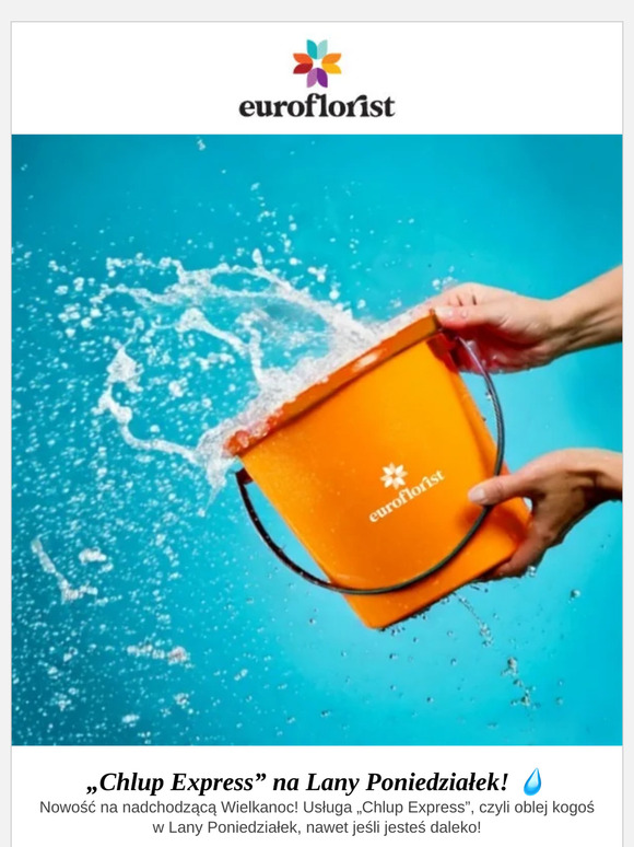 Nowa usługa na Wielkanoc 💦 Oblej wodą w Lany Poniedziałek