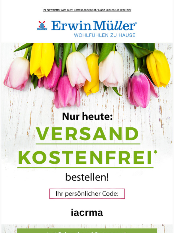 Nur heute - GRATIS VERSAND für Sie, — —!