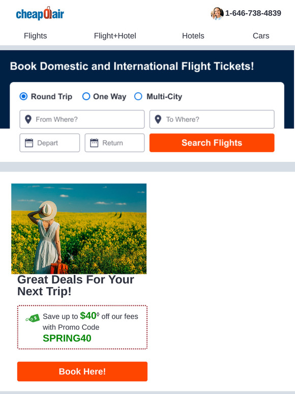 ✈  Great Deals For Your Next Trip!