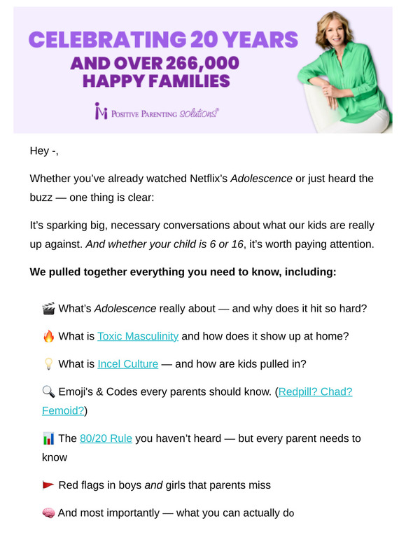 🚩 Netflix’s Adolescence: What every parent needs to know—whether your child is 6 or 16