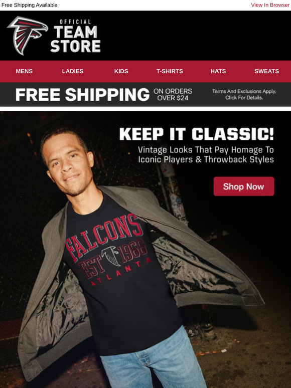 Rep The Legacy >> Falcons Vintage Styles