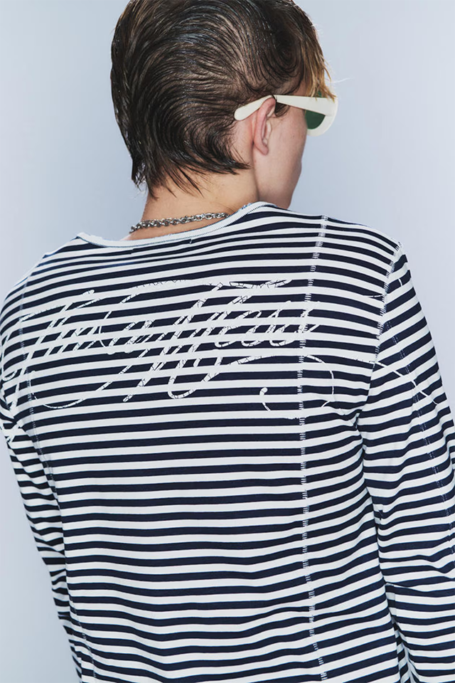 CM X LB FITTED LONG-SLEEVED UNISEX T-SHIRT