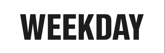 WEEKDAY