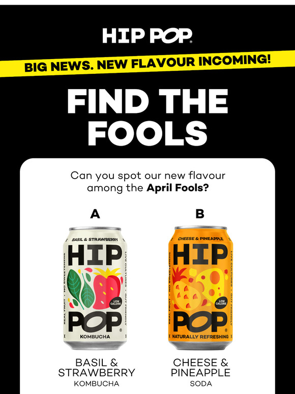 WIN a case of Hip Pop 👀