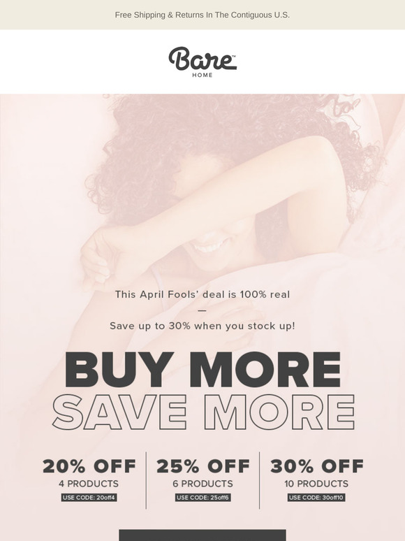 No Joke—The More You Buy, The More You Save! 🎉