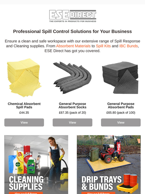 Professional Spill Control Solutions for Your Business