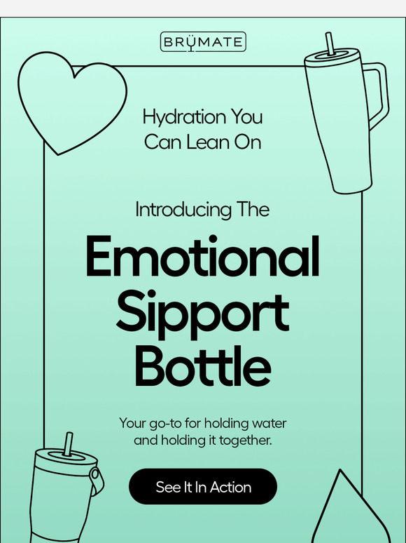 The Emotional Sipport Bottle 💙