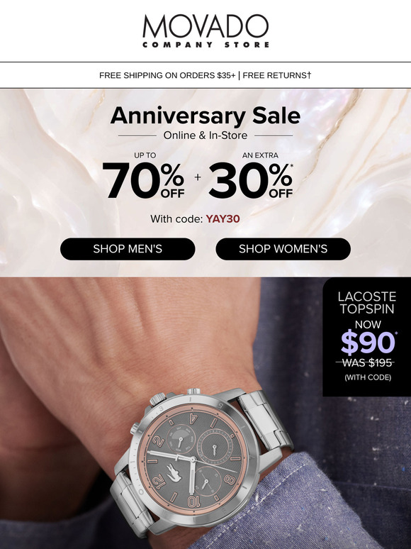 Get an Extra 30% Off Sport Watches