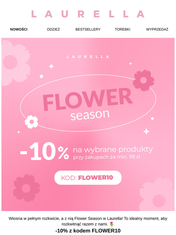 🌸 Flower Season 🌸 -10% na wybrane produkty!