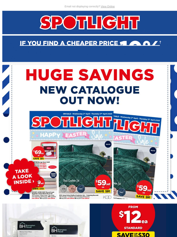 STARTS TODAY! Happy Easter Sale Catalogue Out Now!