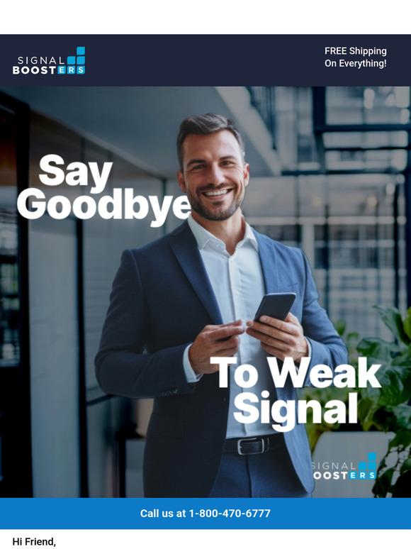 Say goodbye to weak cell signals