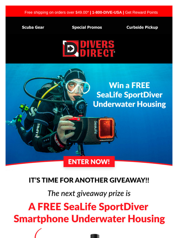 You Could Win a SeaLife SportDiver Housing! ⭐