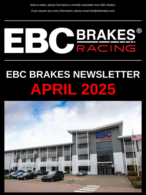 EBC Brakes Newsletter April 2025