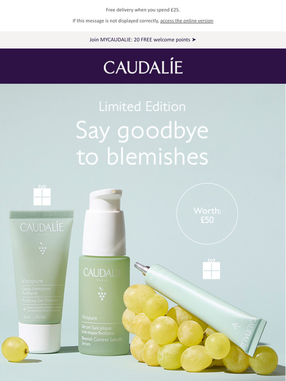 Limited Edition: your anti-blemish set