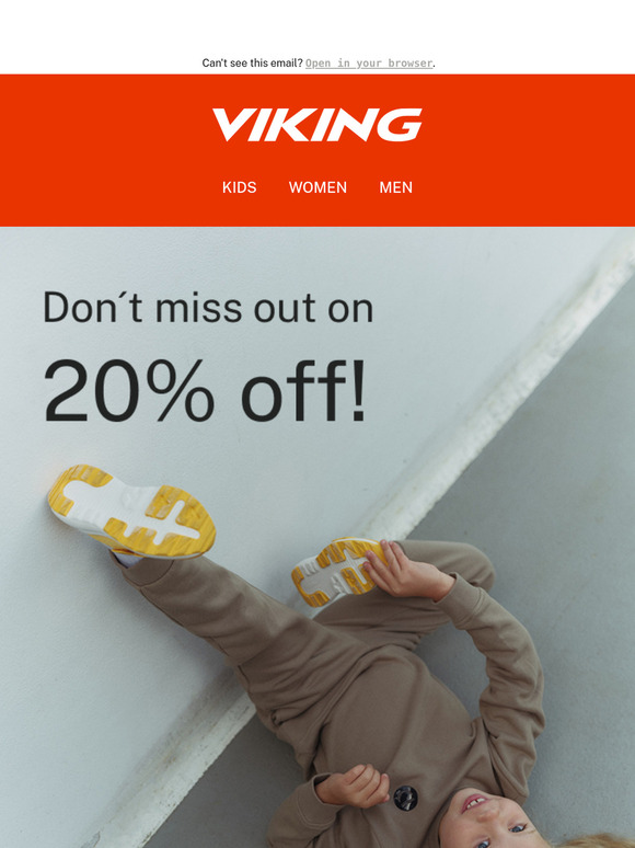 Don’t miss out – 20% off ends at midnight!