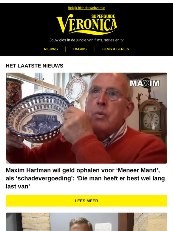Maxim Hartman wil geld ophalen voor 'Meneer Mand': 'Als schadevergoeding'