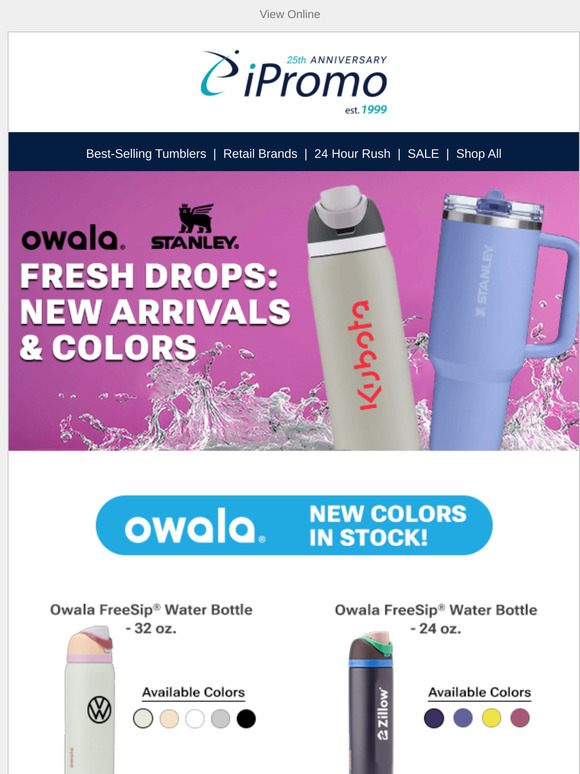 Seriously—New Owala & Stanley Just Arrived! No Jokes!