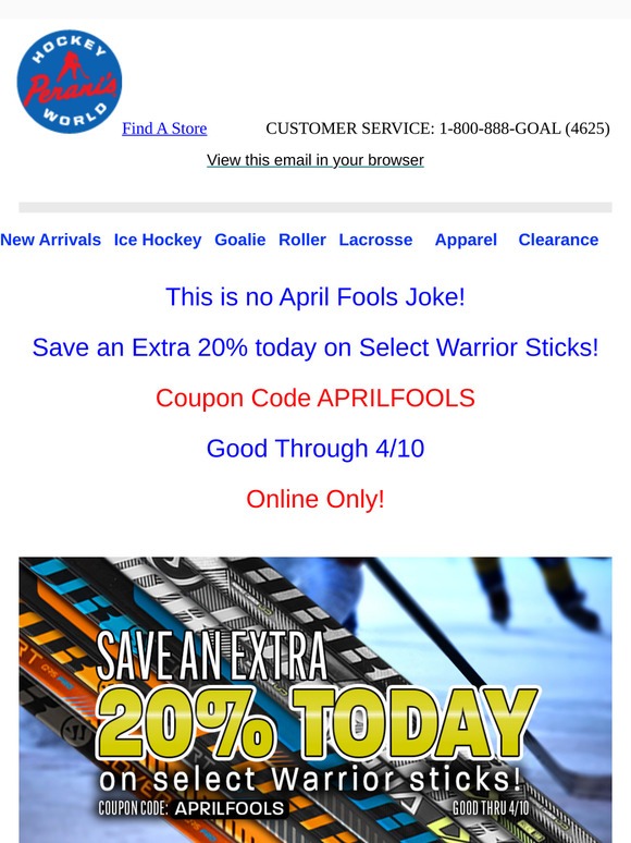 This is no April Fools Joke!