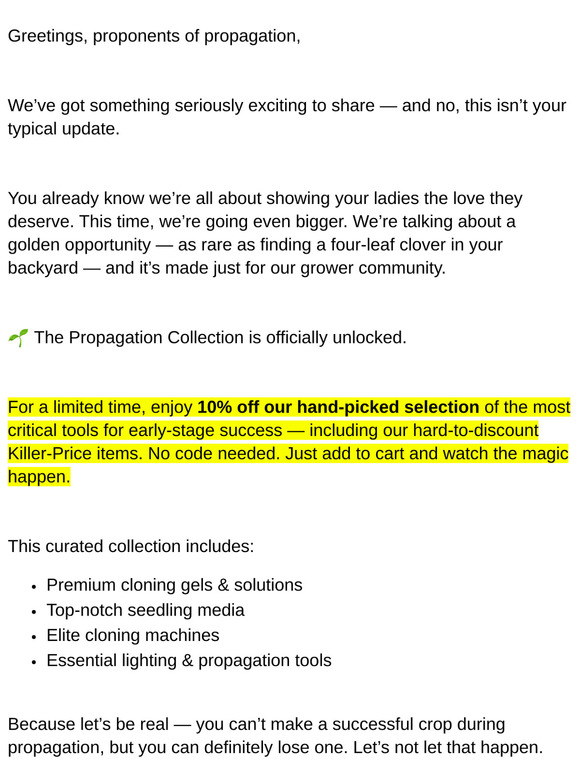 10% off sale starts NOW