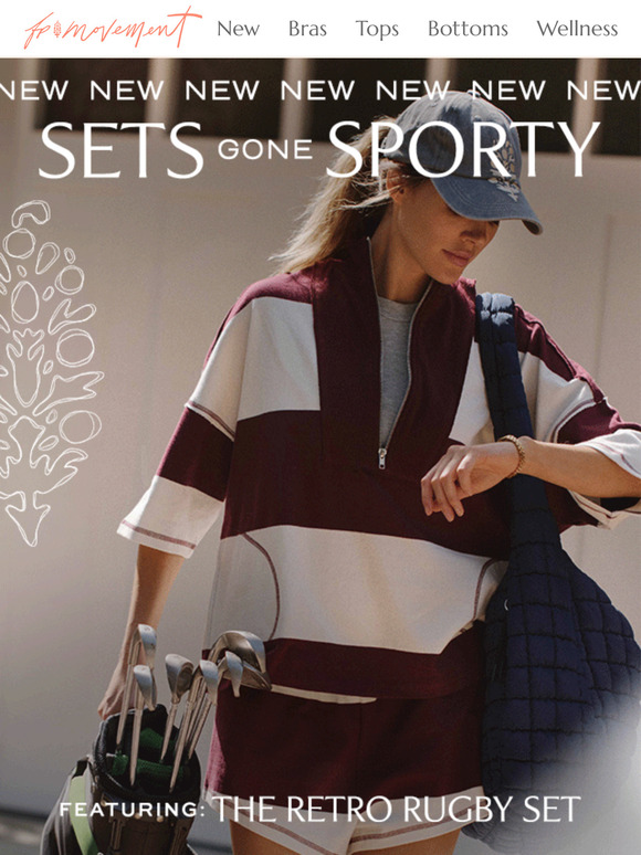 The Retro Rugby Set in a NEW color 🍒