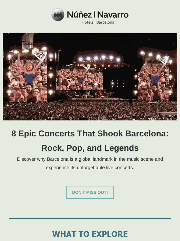 Barcelona’s Legendary Concerts & Upcoming Must-See Shows! 🎶