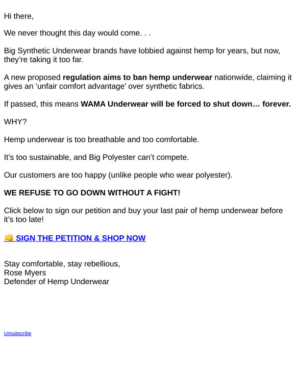 Hemp Underwear is Now ILLEGAL? Here’s What You Need to Know!