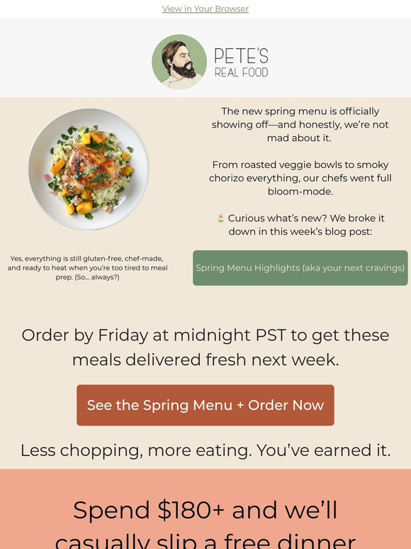 Spring flavors have entered the chat 🌱🍴