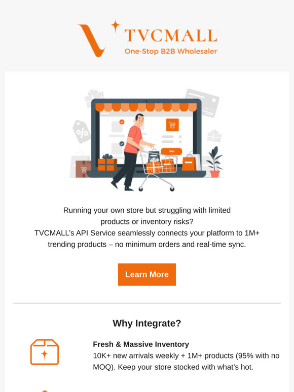 Scale Your Store: API Access to 1M+ Products!