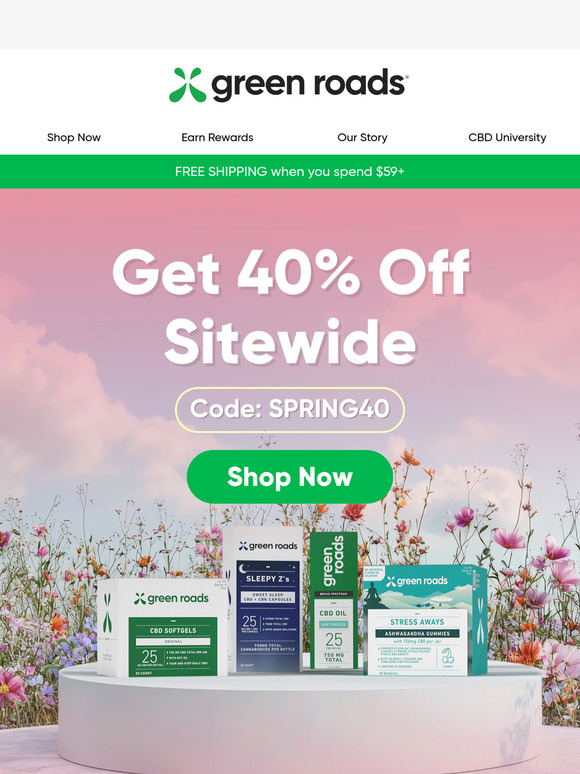 40% Off Sitewide Sale Extended!