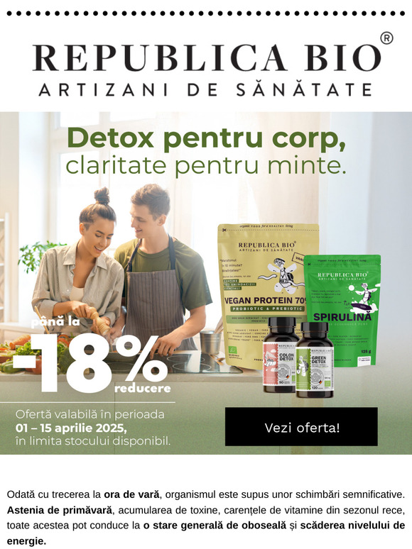 📣Până la -20%! STOP Astenie!