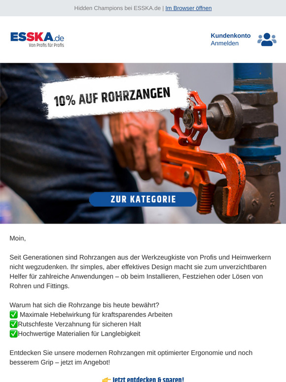 Rohrzangen im Fokus: Warum sie seit Jahrzehnten unersetzlich sind