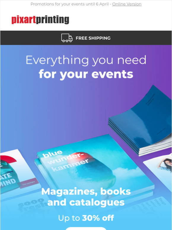 Up to 30% off magazines, books and catalogues: the price you want!