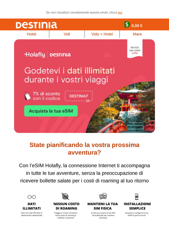 Rimani connesso ovunque tu sia