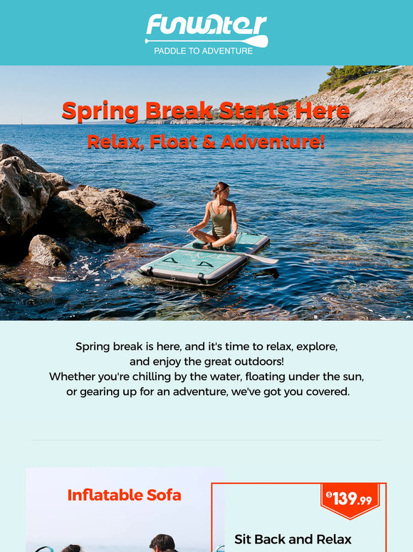 🎣🏕️ Spring Break Must-Haves – Relax, Float & Adventure!🌊
