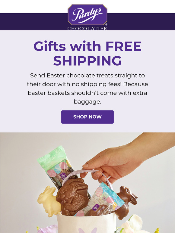 Get the tastiest Easter treats + FREE SHIPPING!