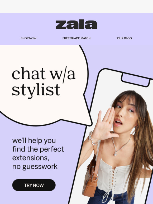 new feature alert: text us for hair help