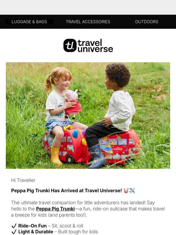 🐷 Peppa Pig Trunki Has Landed ✈️