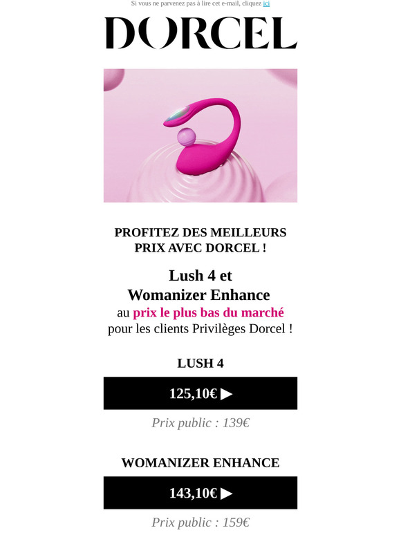 Lush 4 et Womanizer : prix le plus bas ❤