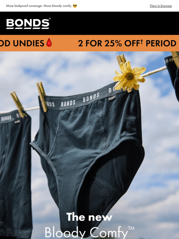 We improved our Period undies 💯❤️‍🔥